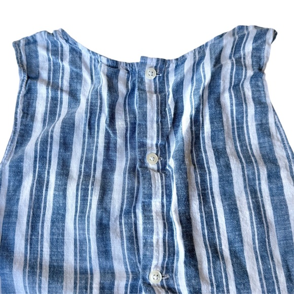 Callie Striped Linen Tank - Picture 5 of 11